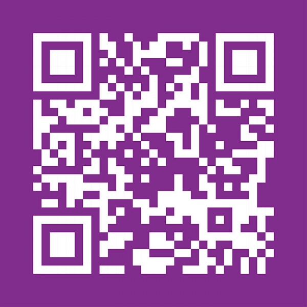 QR Code - Purple Background - JPG