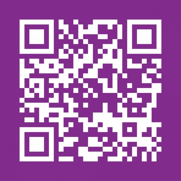 QR Code Purple Background - DIGITAL - JPG