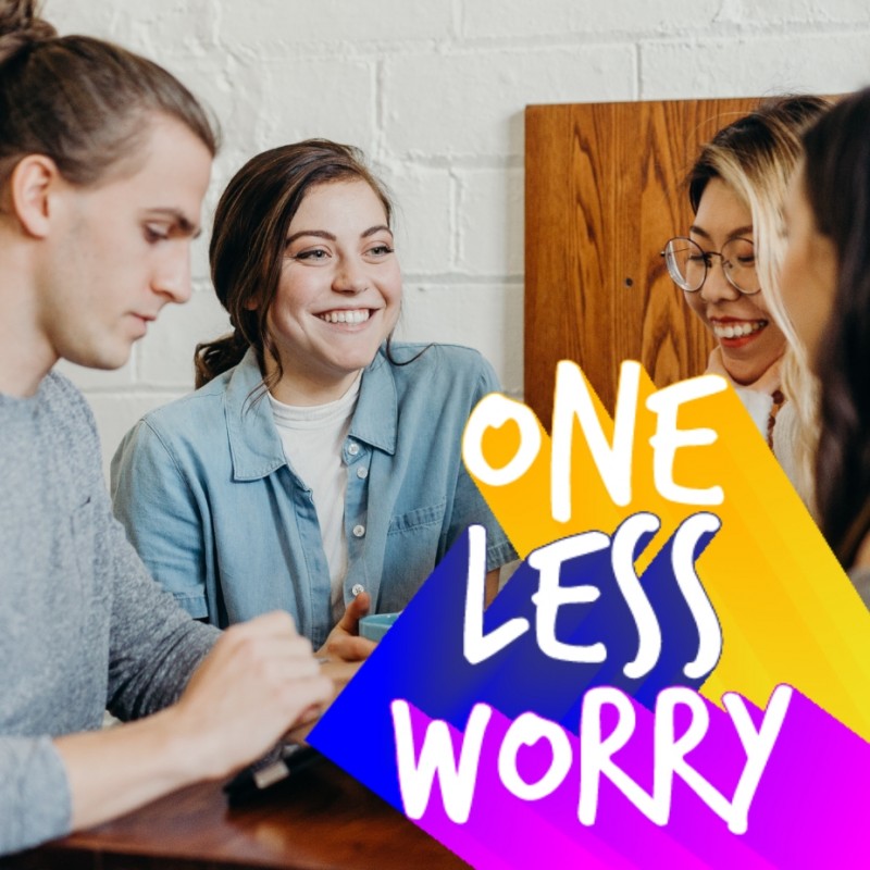 Download and share campaign resources for #onelessworry